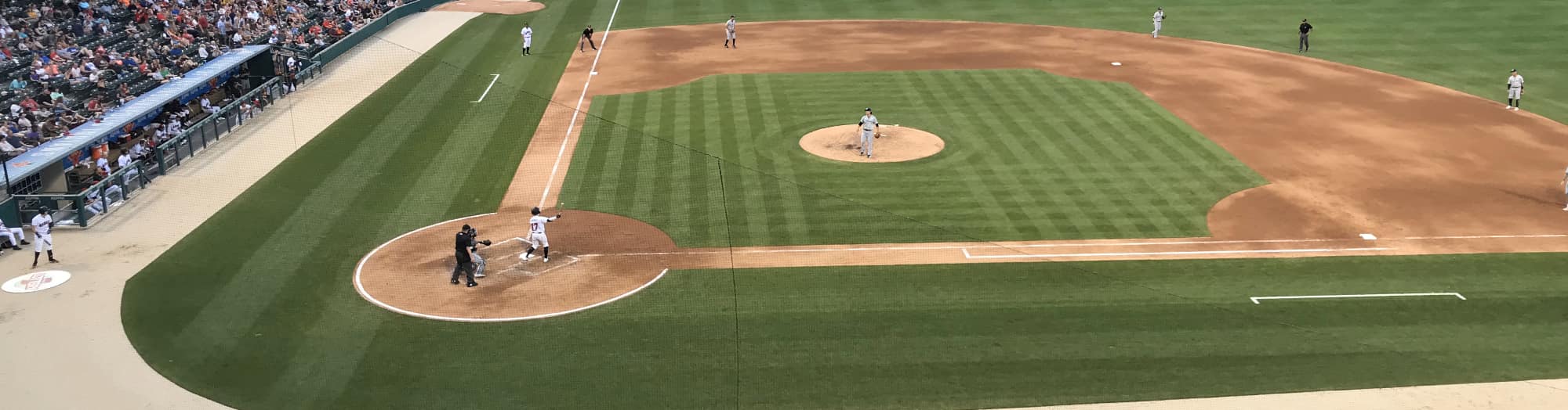 green baseball field Boise